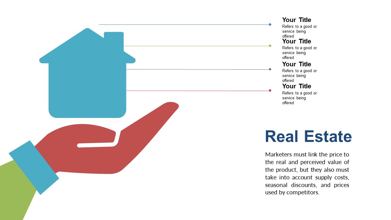 Present Property Value Propositions with Hand Icon