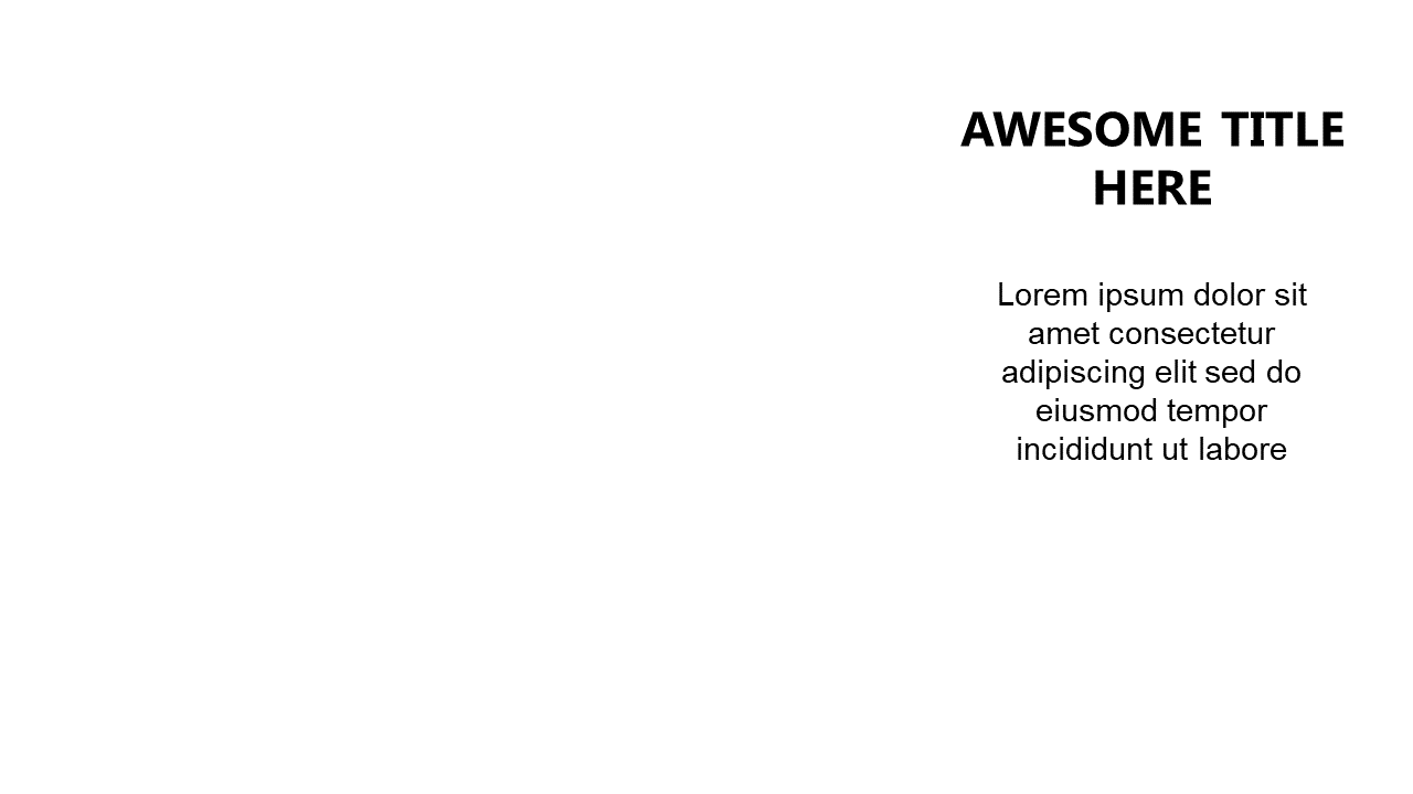Highlight Key Messages with Minimalist Text Slide