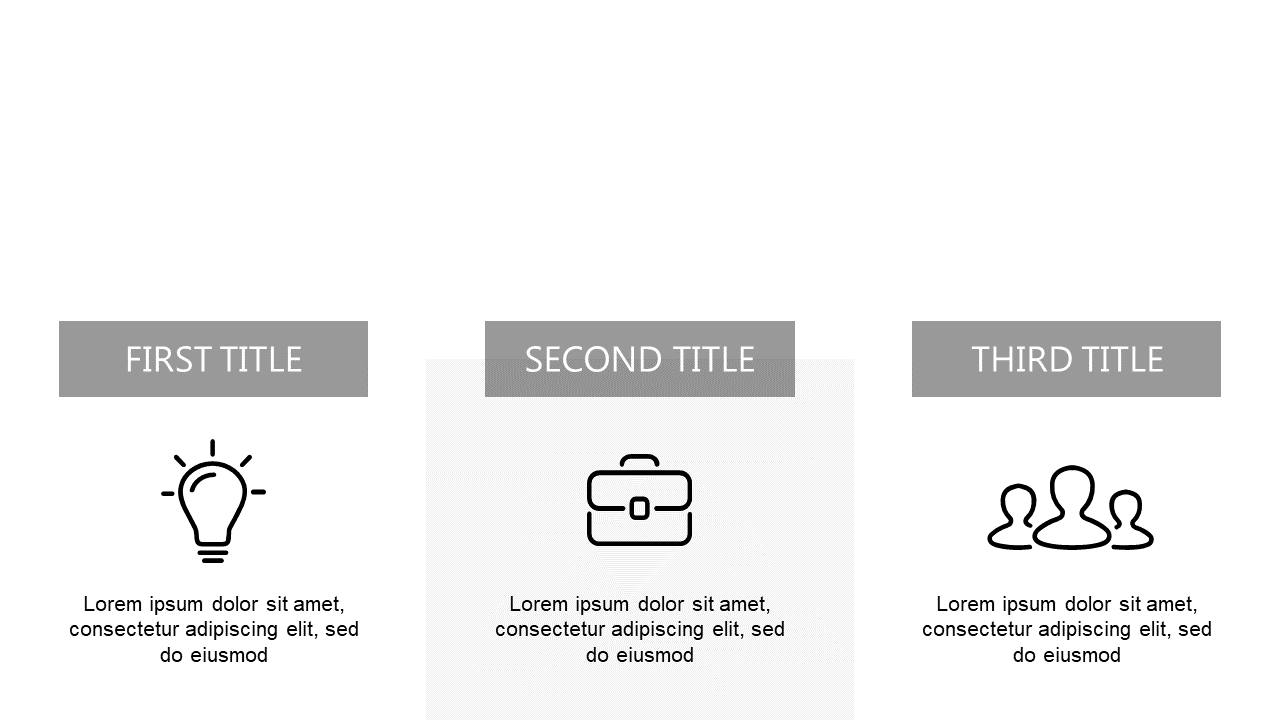 Highlight Key Points with Three-Column Icon Layout