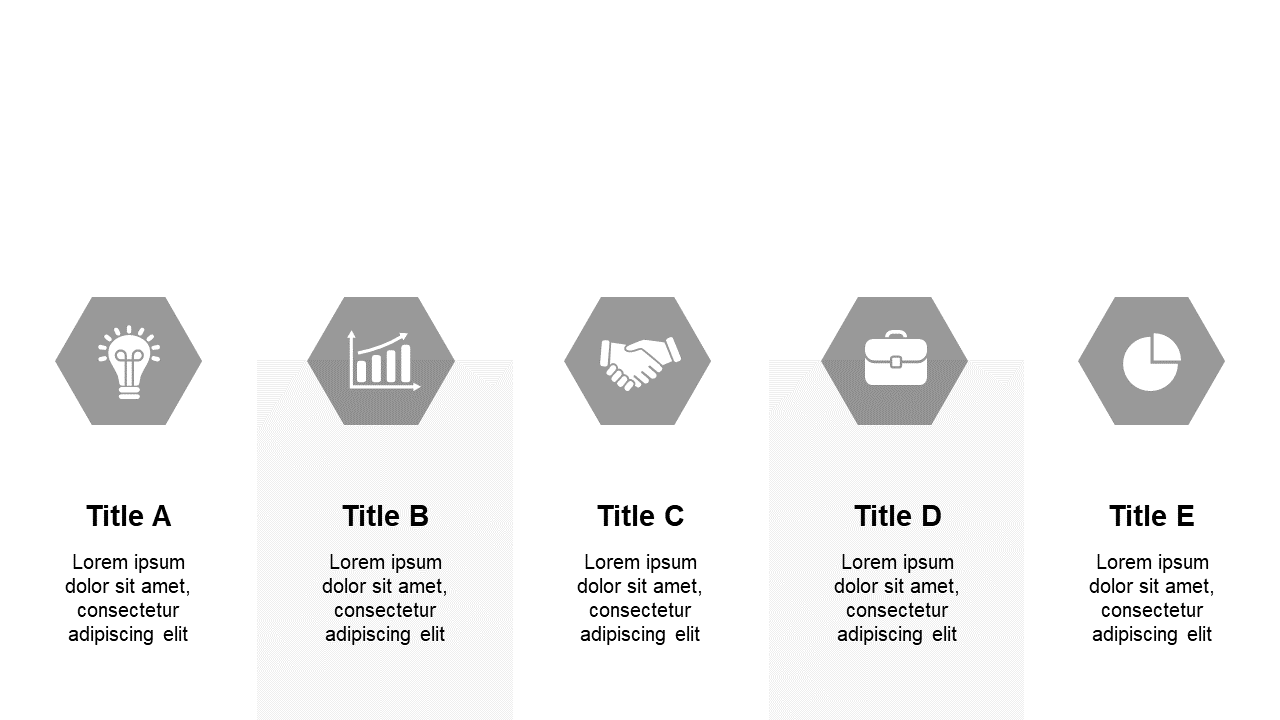 Highlight Key Points with Hexagon Icon List