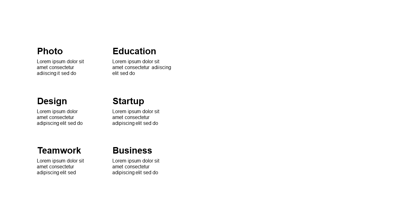 Organize Multi-Category Presentations with Grid Layout V2