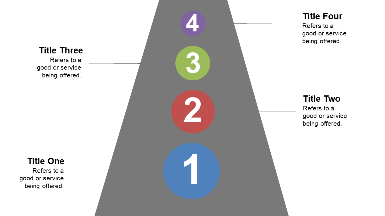 Present Hierarchical Information with Pyramid Layout