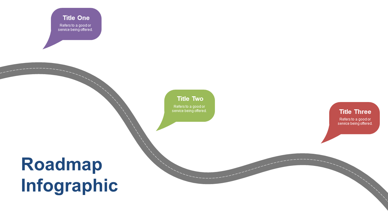 Engage Audiences with Wavy Roadmap Infographic