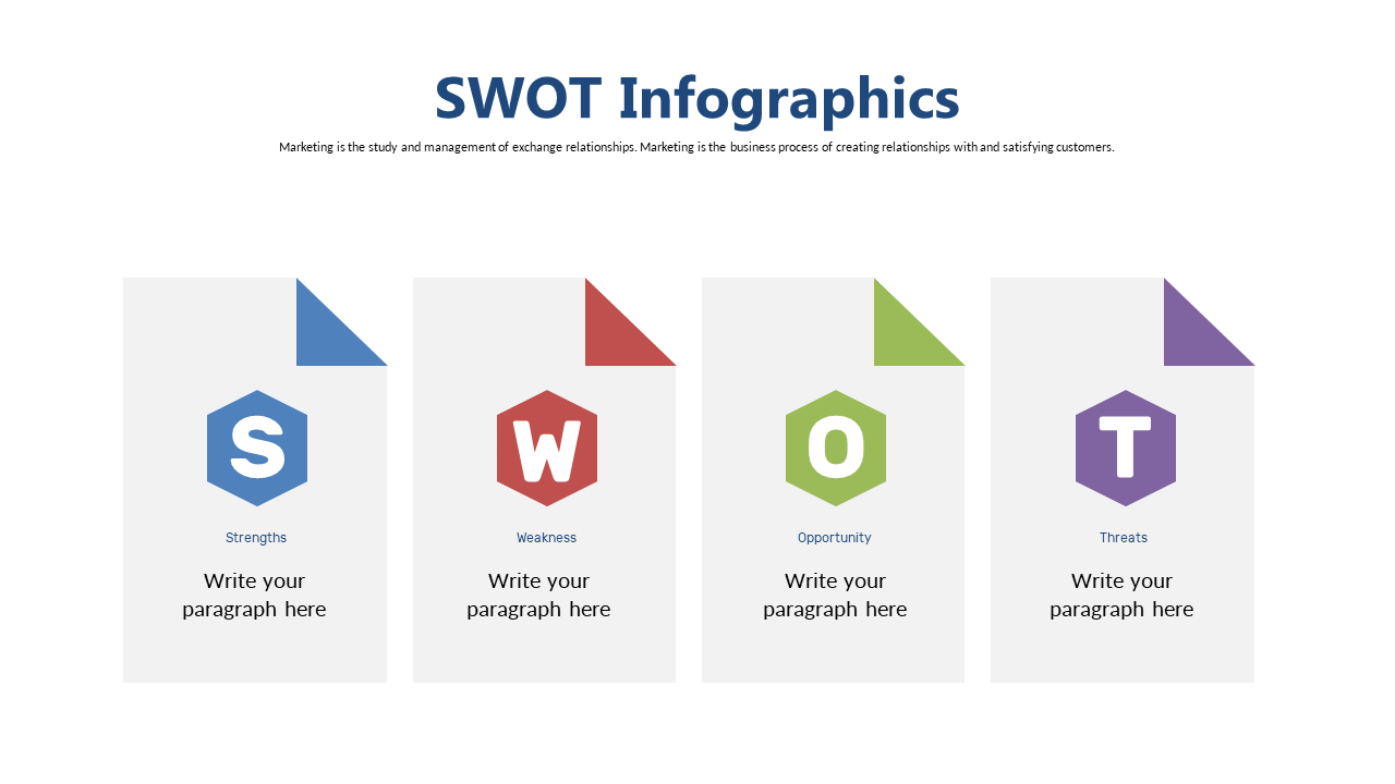 Engage with Hexagon Labels in SWOT Analysis