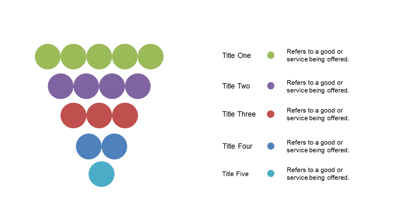 Illustrate Sales Stages with Color-Coded Funnel V2