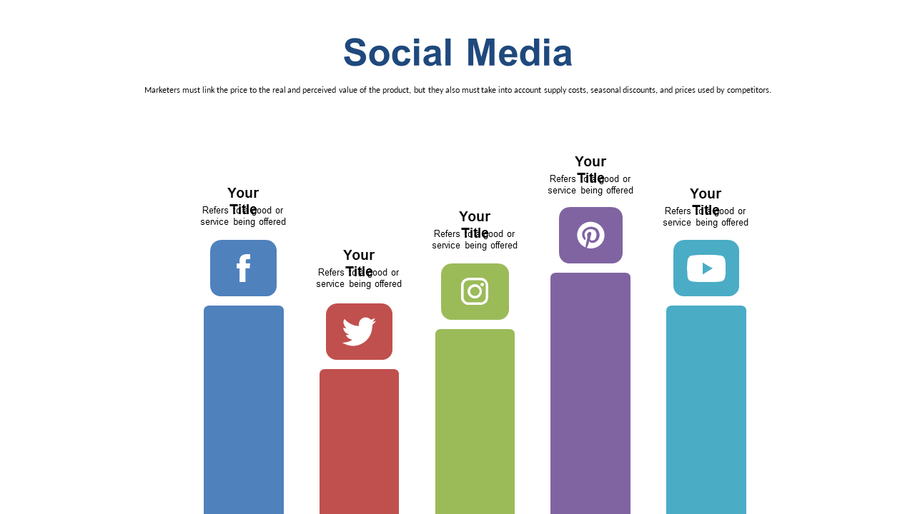Strategize Social Media Marketing with Vertical Bars