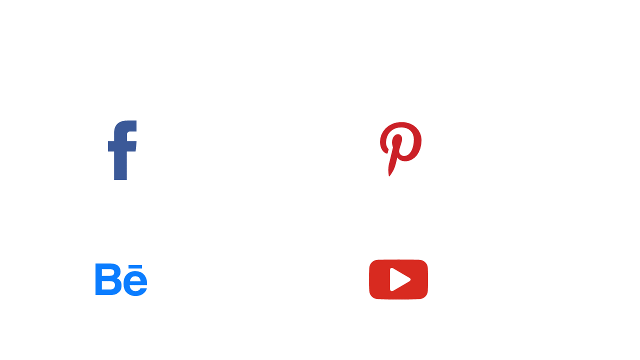 Modern Social Media Icons for Branding