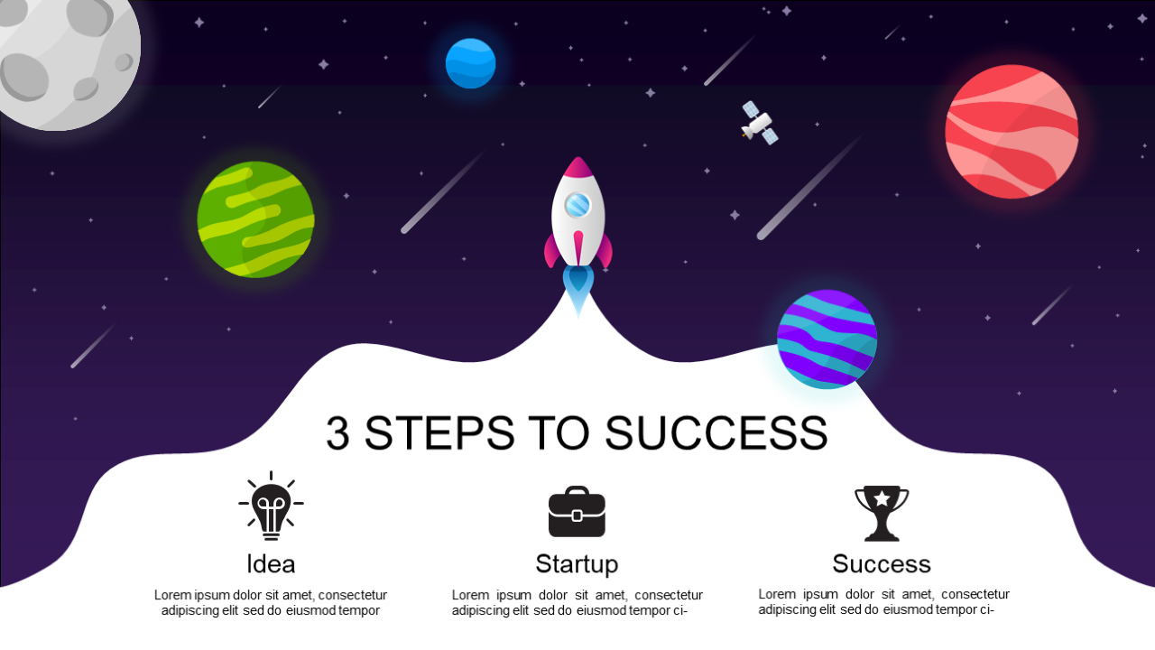 Visualize Startup Success Steps with Rocket Launch