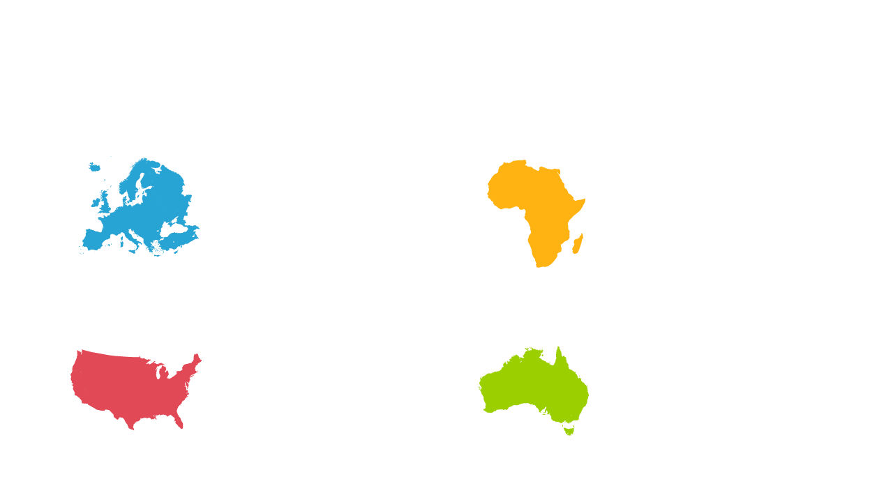 Engage Audience with Colorful World Map Design