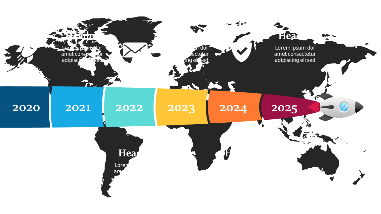 Colorful Timeline for Milestones
