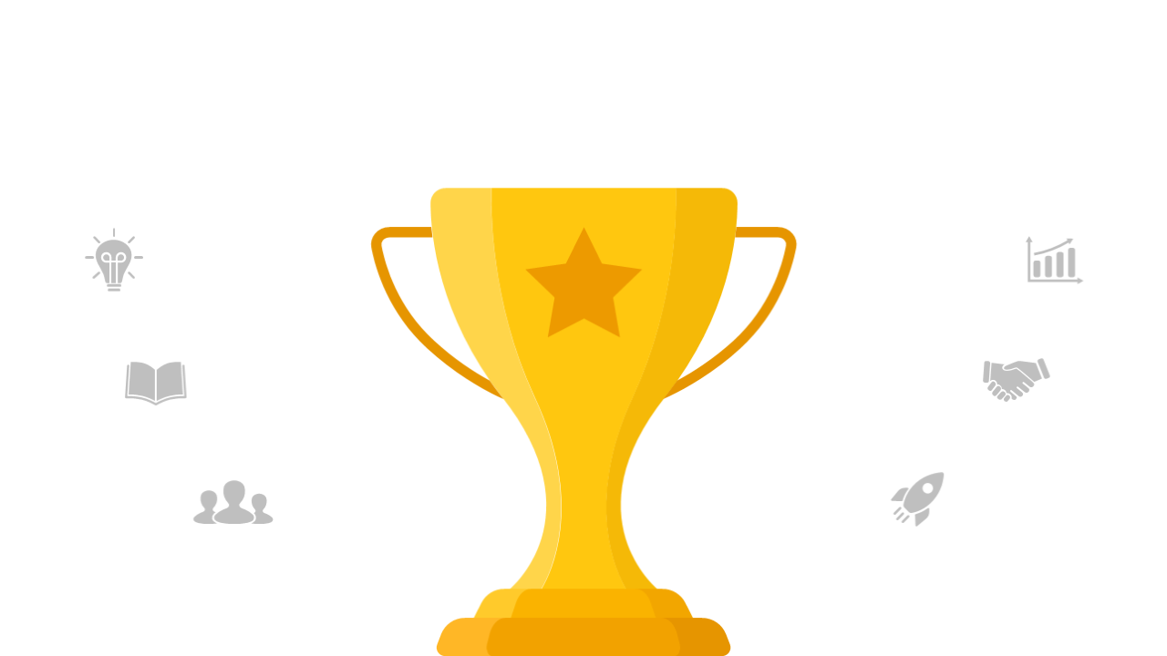 Award Recognition Layout for Marketing
