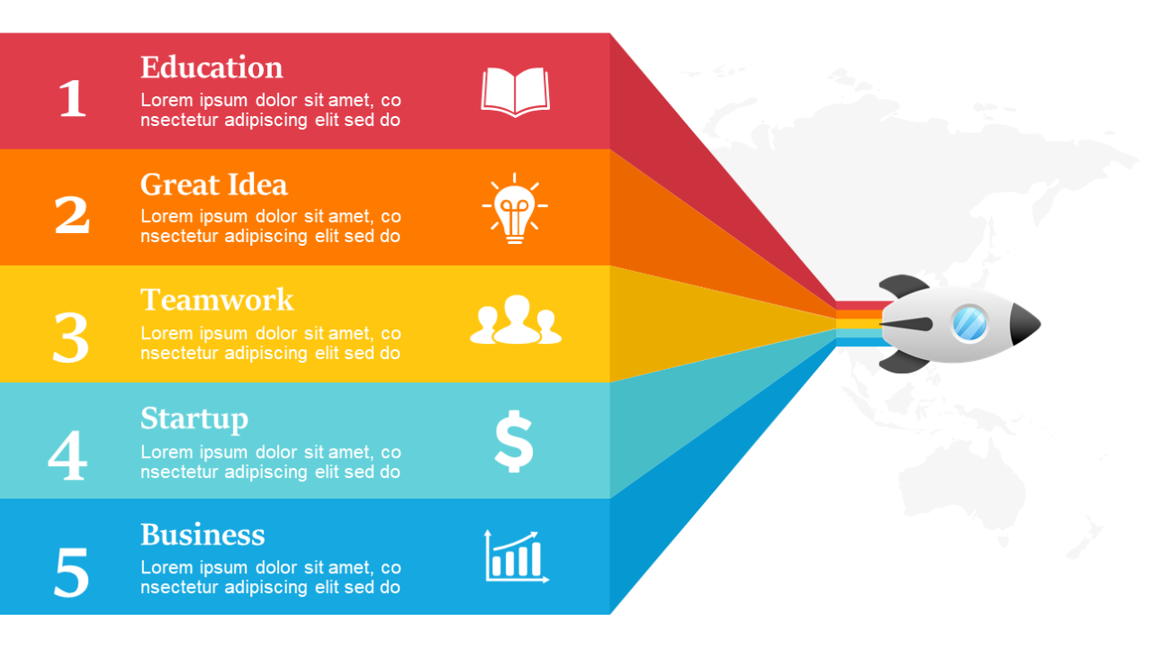 Rocket Launch Infographic V2 for Business Growth