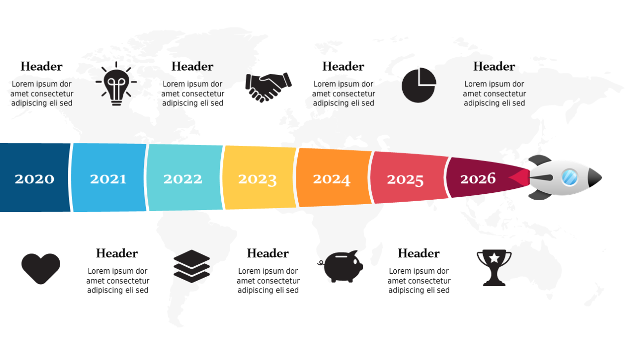 Milestone Timeline with Icons