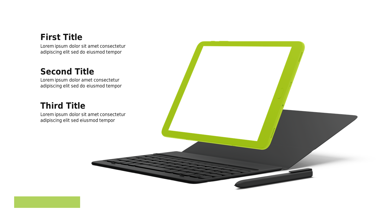 Present Digital Concepts with Tablet Slide V2
