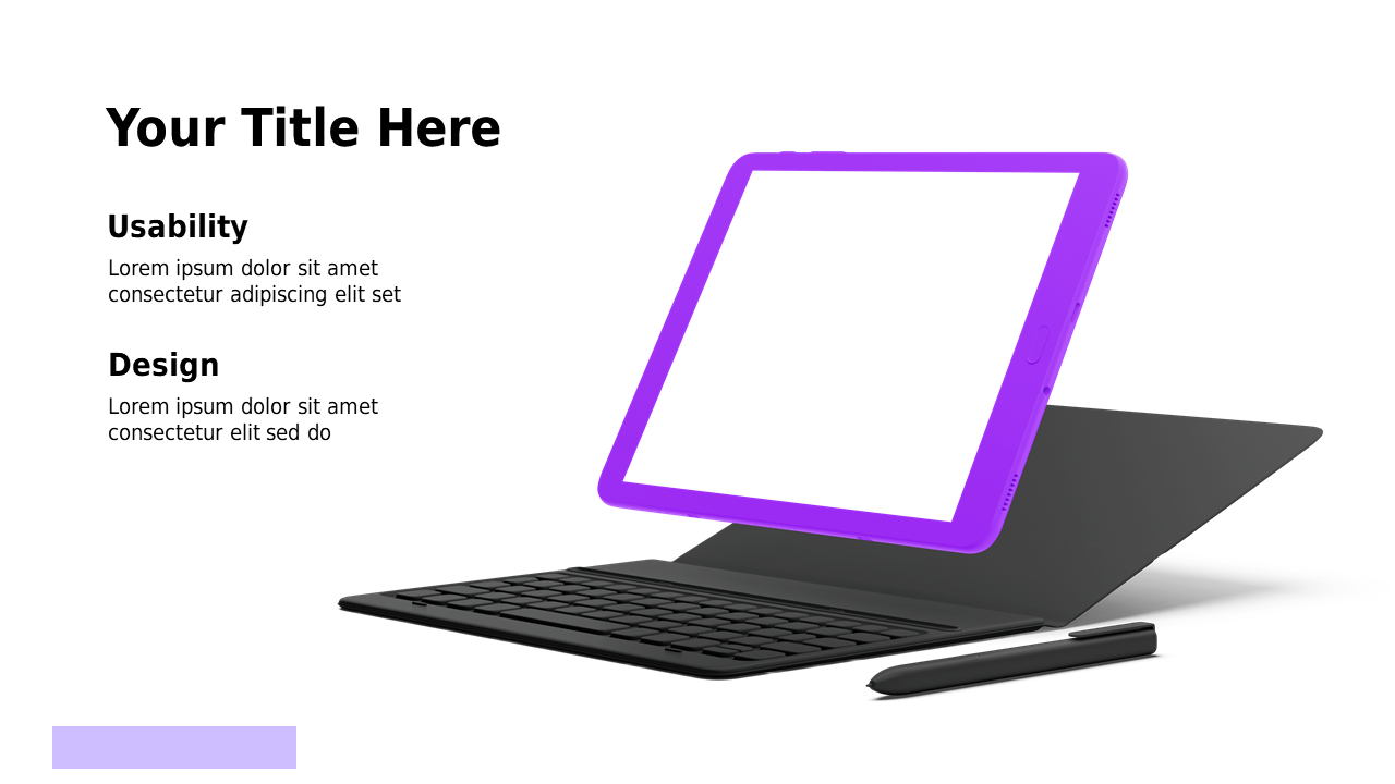 Showcase Usability vs. Design Metrics in Google Slides