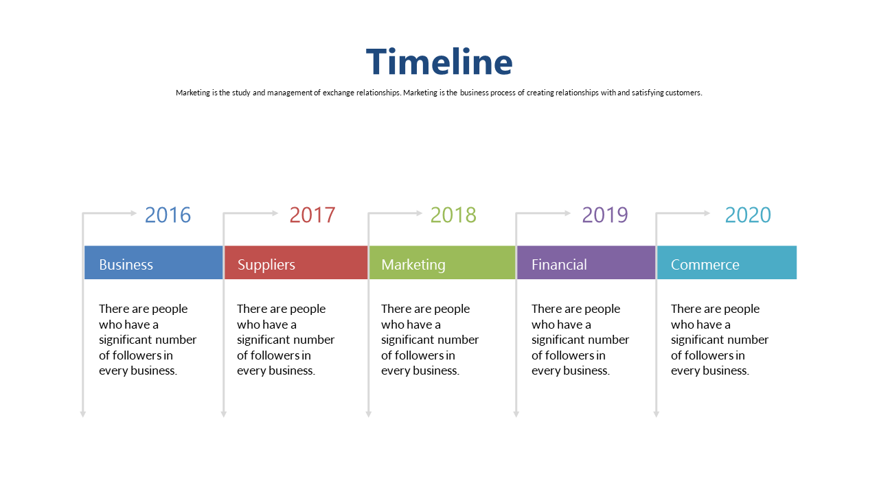 Showcase Business Growth with Timeline V10