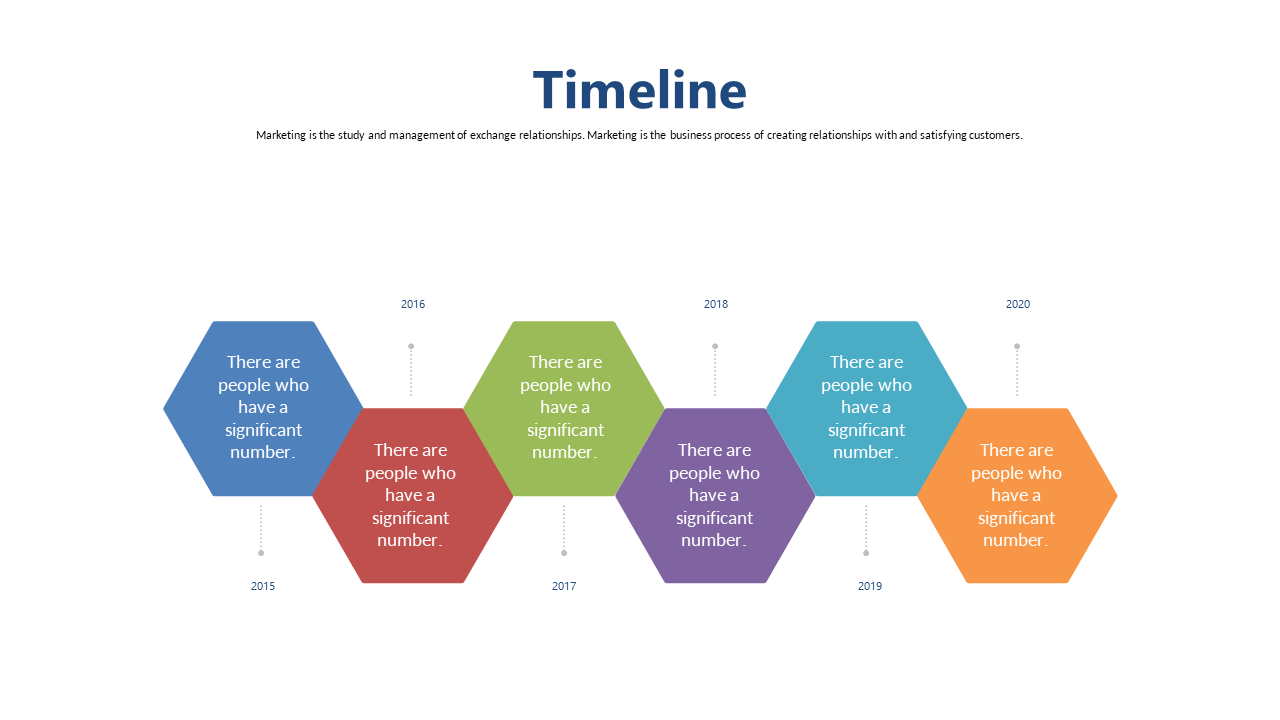 Visualize Milestones with a Hexagonal Timeline Layout