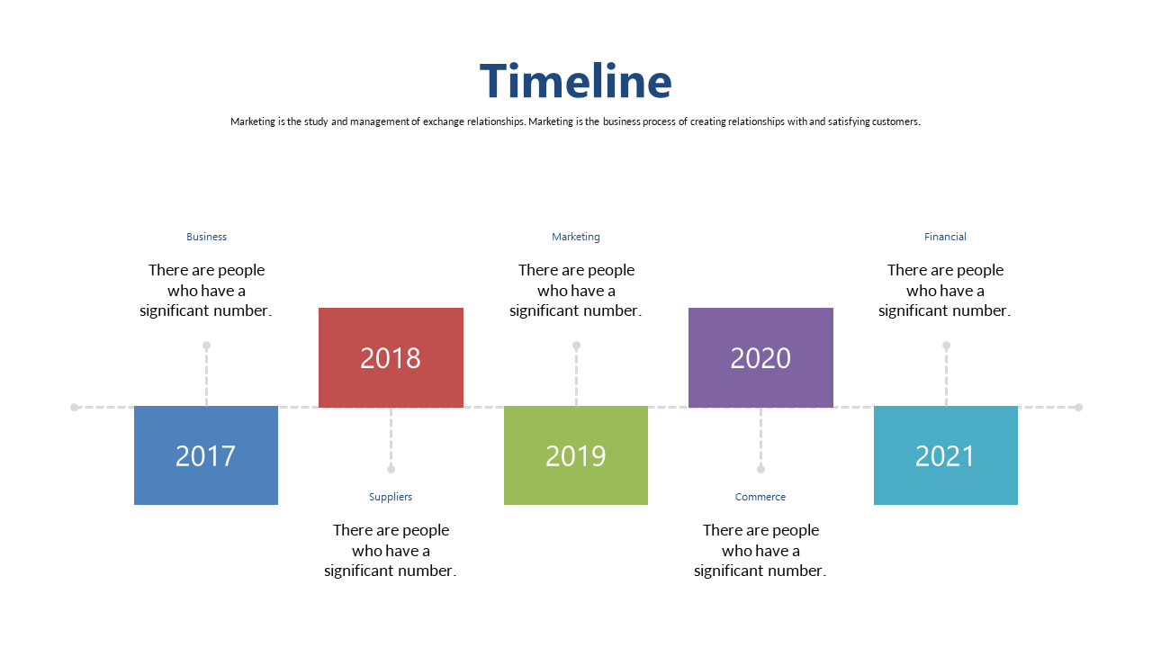 Showcase Milestones with a Horizontal Timeline
