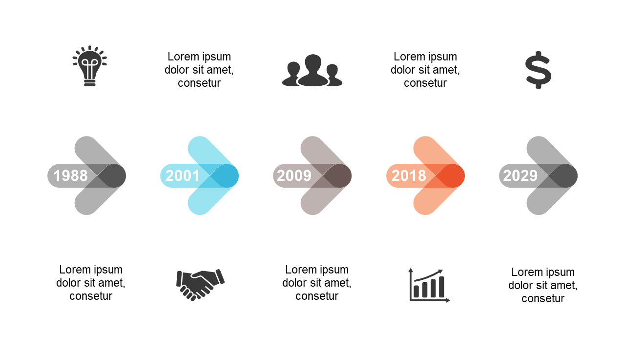 Visualize Key Events with Icon-Highlighted Timeline