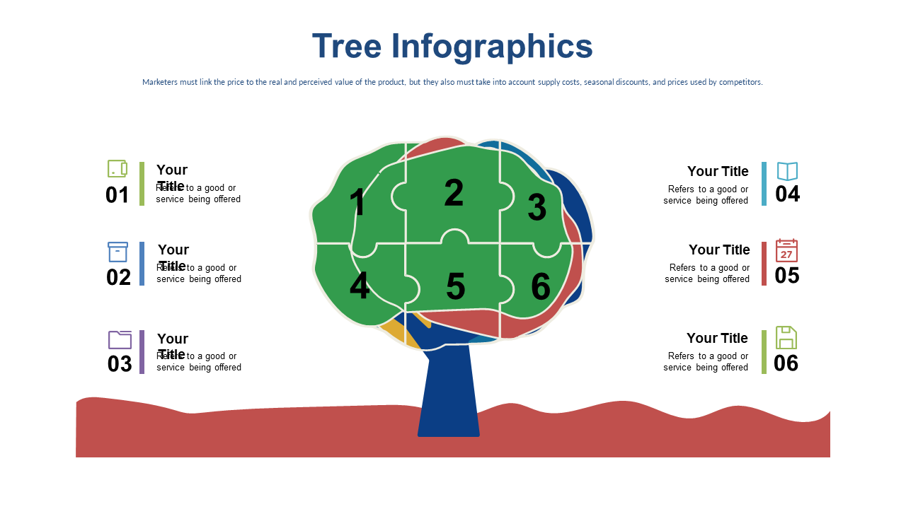 Illustrate Offerings with a Quadrant Tree Infographic