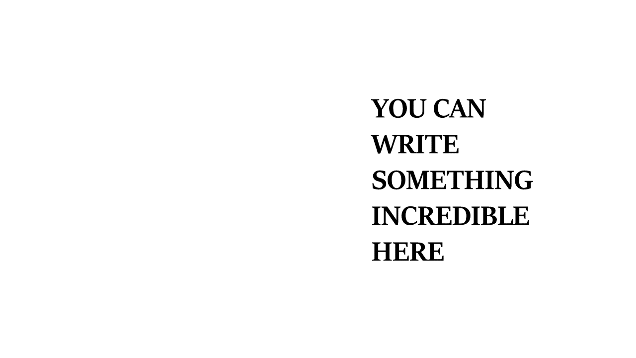 Make Impactful Statements with Vertical Text Layout