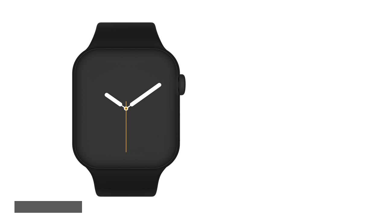 Sleek Watch Display for Tech Presentations