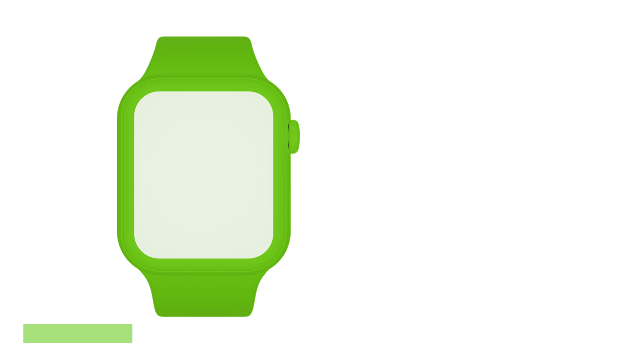Stylish Watch Layout for Technology Presentations