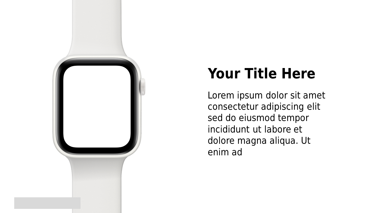 Minimalist Product Showcase with Image Placeholder