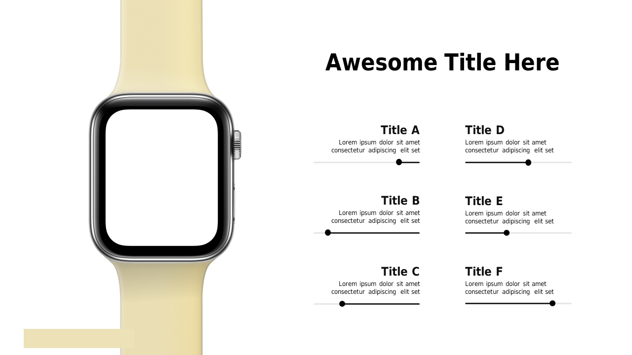 Highlight Smartwatch Features in Presentations