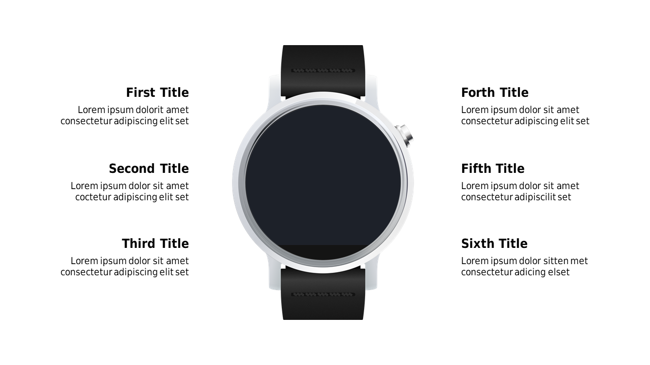 Highlight Key Features Around Watch Graphic