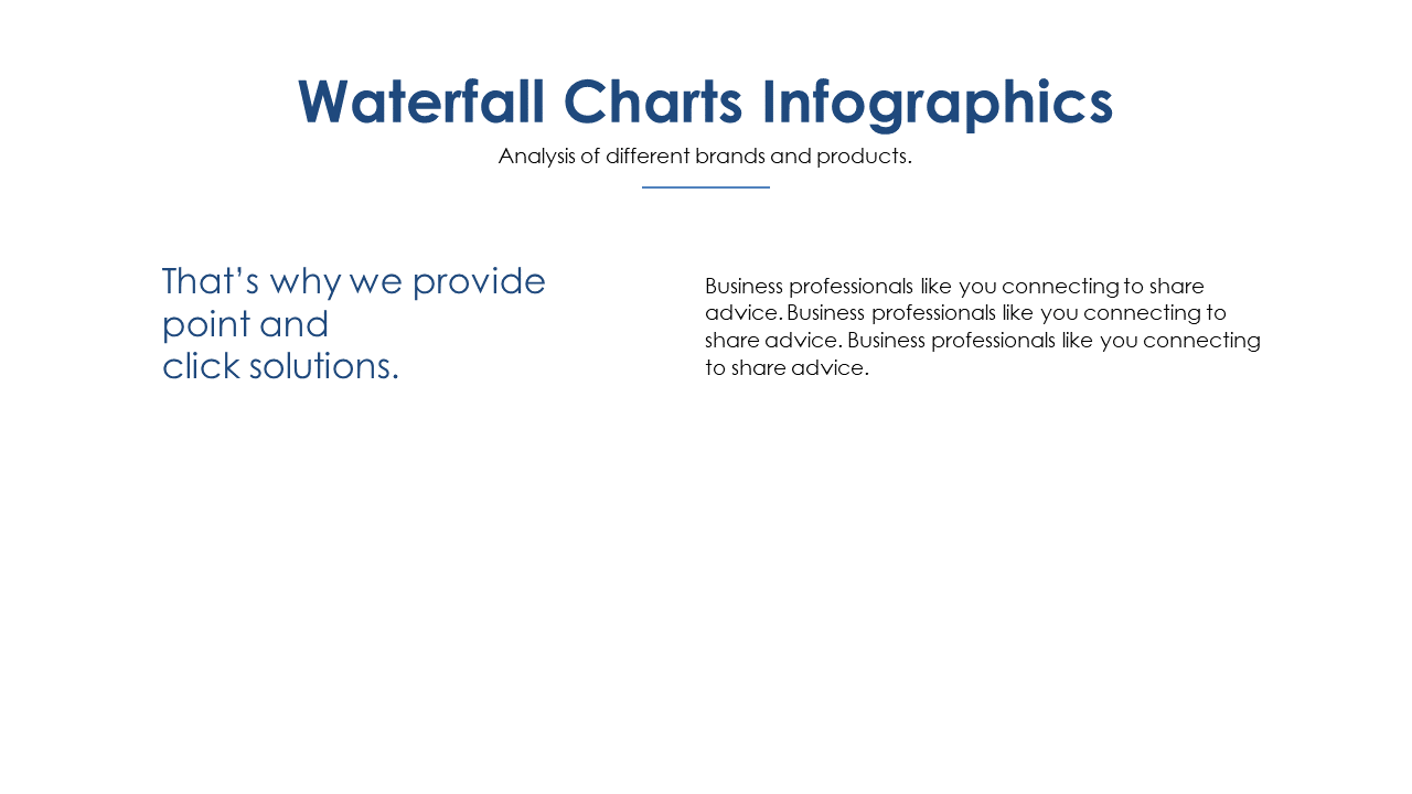 Show Data Trends with Waterfall Chart Infographic