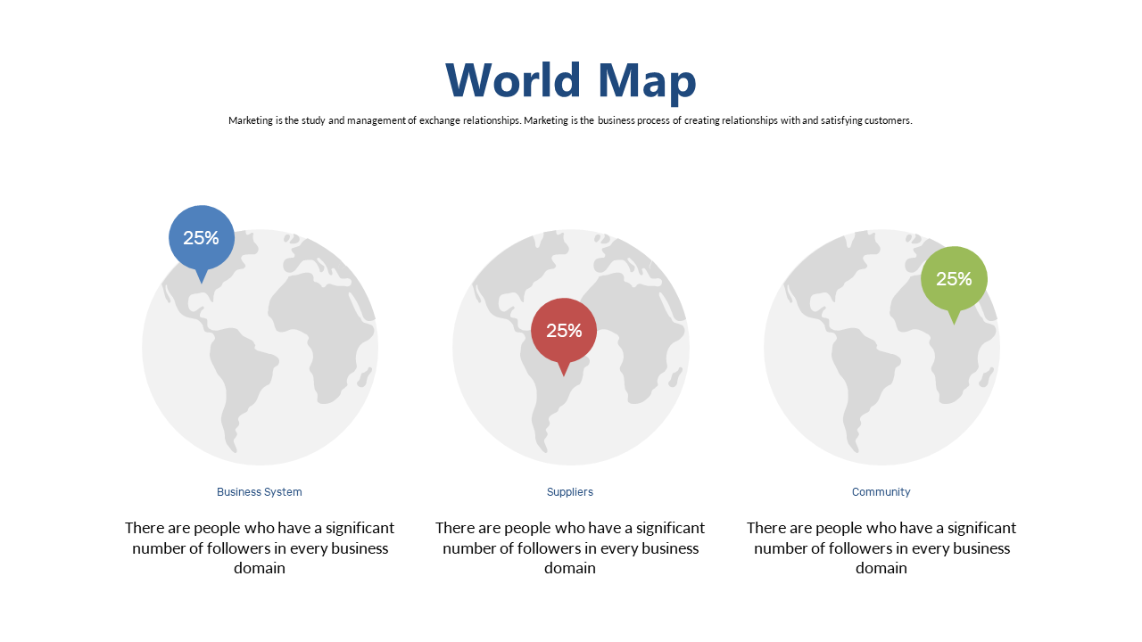 Showcase Global Market Distribution with PowerPoint