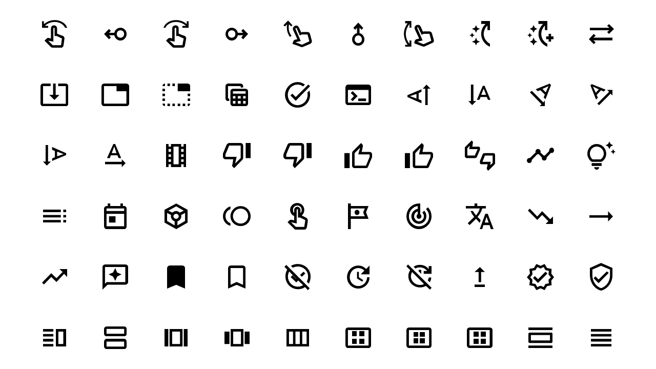 Comprehensive Icon Set for Business Applications