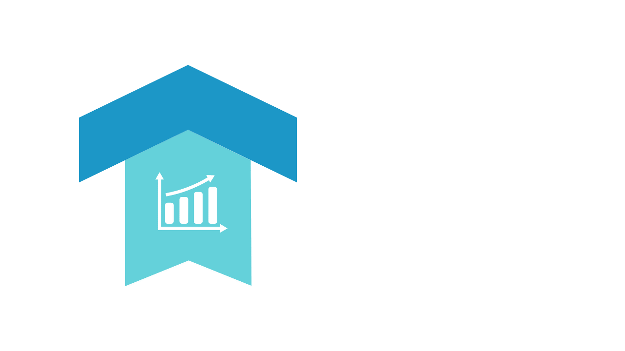 Visualize Growth Metrics with Arrow and Flag Element