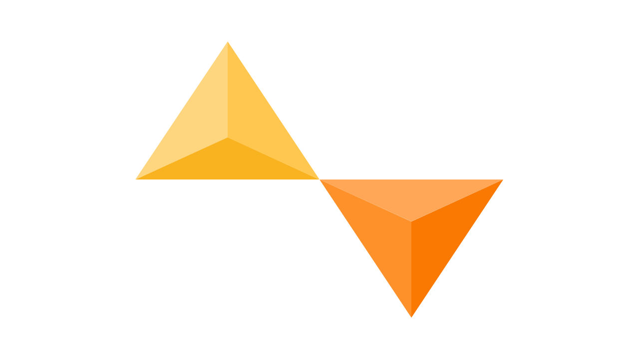Modern Geometric Triangle Shapes for Presentations