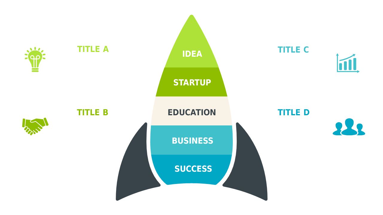 Dynamic Rocket Model for Business Growth Presentation