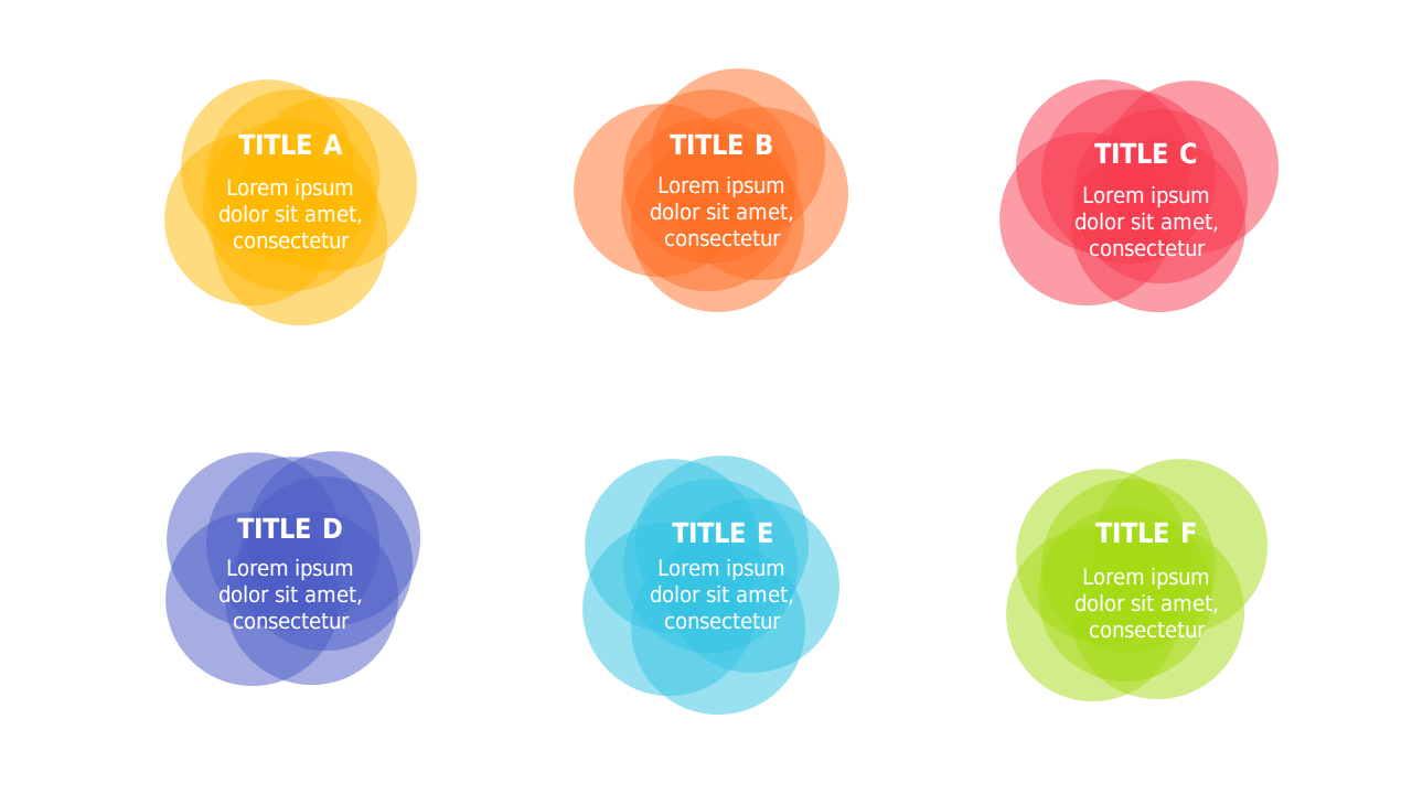 Engage Your Audience with Colorful Venn Diagram V5