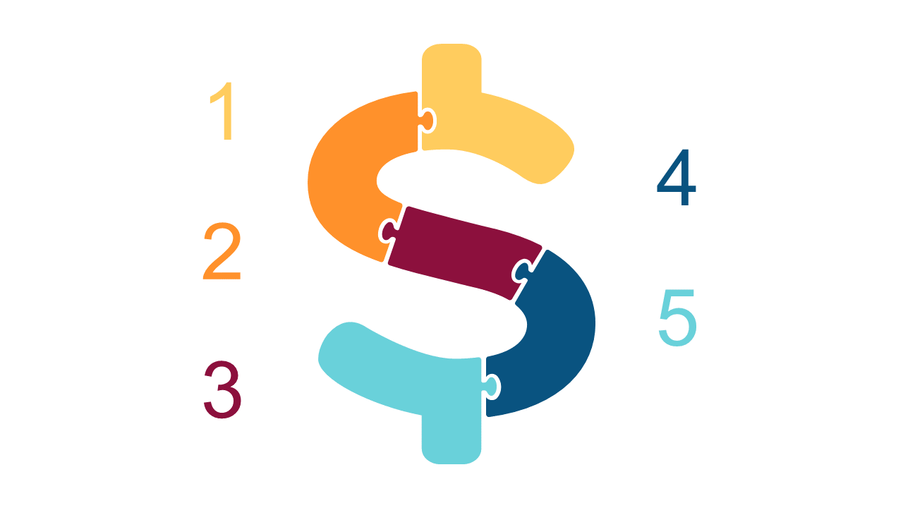 Customizable Puzzle Pieces for Business Presentations