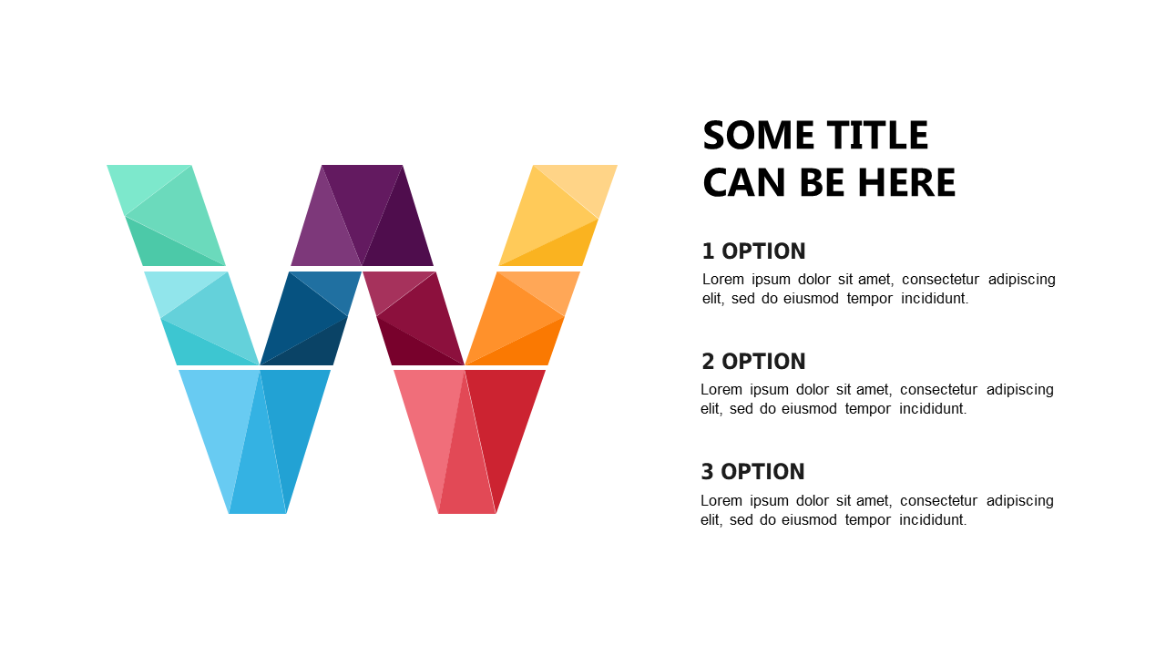 Creative Letter W Design for Team Introductions