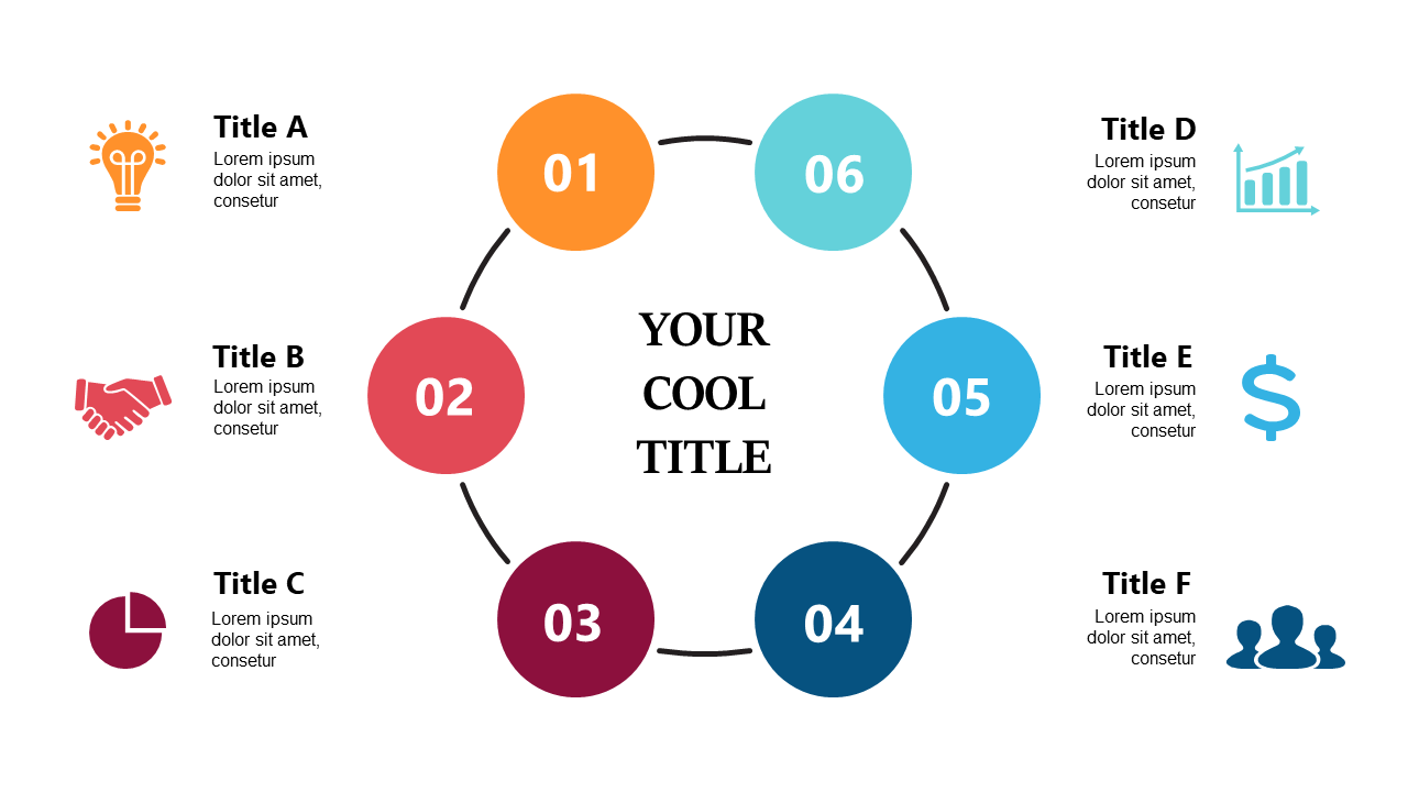 Visualize Step-by-Step Tasks with 6-Step Process Flow