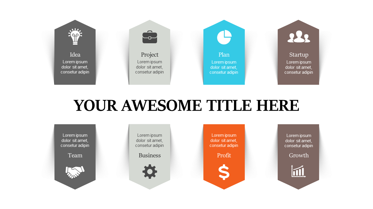 Showcase Business Concepts with Hexagon Infographic