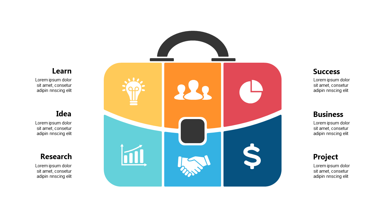 Illustrate Success with Briefcase Infographic Design