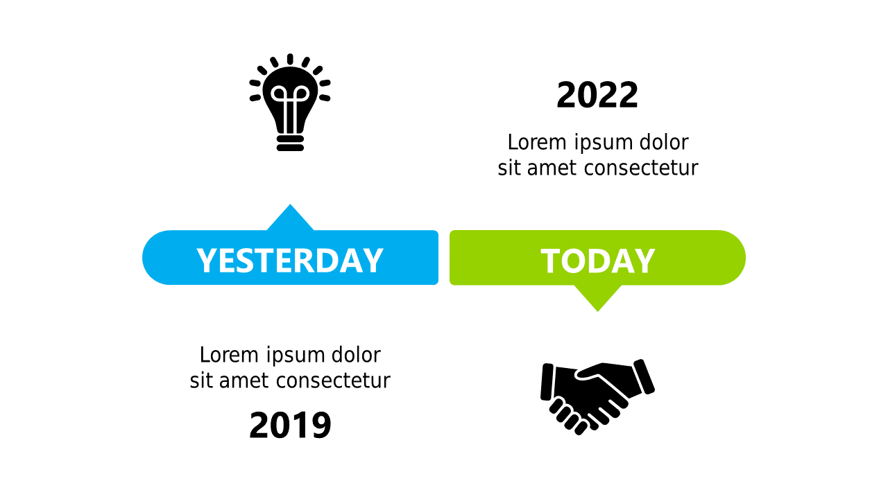 Milestone Timeline with Icons for Projects