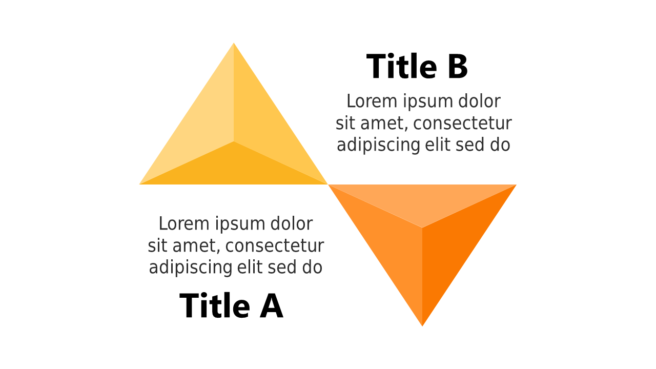 Creative Triangle Shapes Layout for Visual Appeal