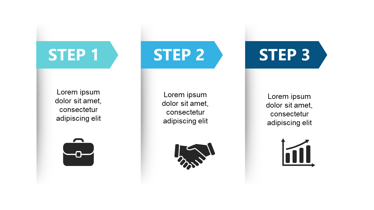 Engage Audience with Step-by-Step Triangular Arrows