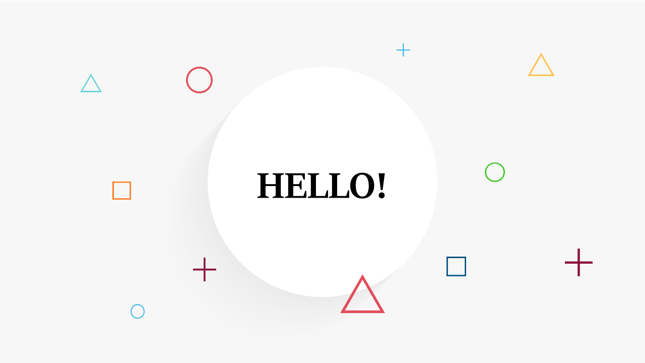 Engage Your Audience with Geometric Shapes Background
