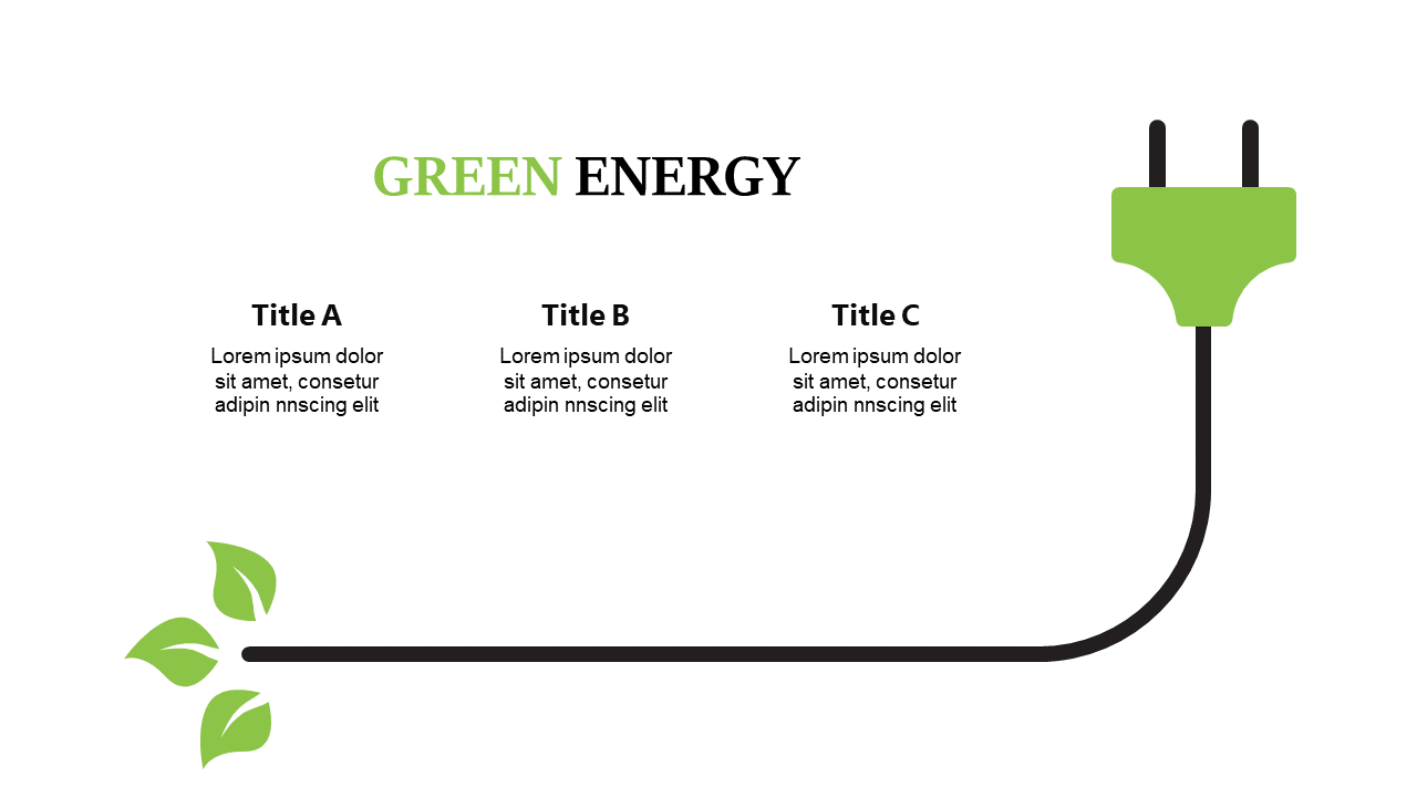 Promote Sustainability with Green Energy Infographic V3