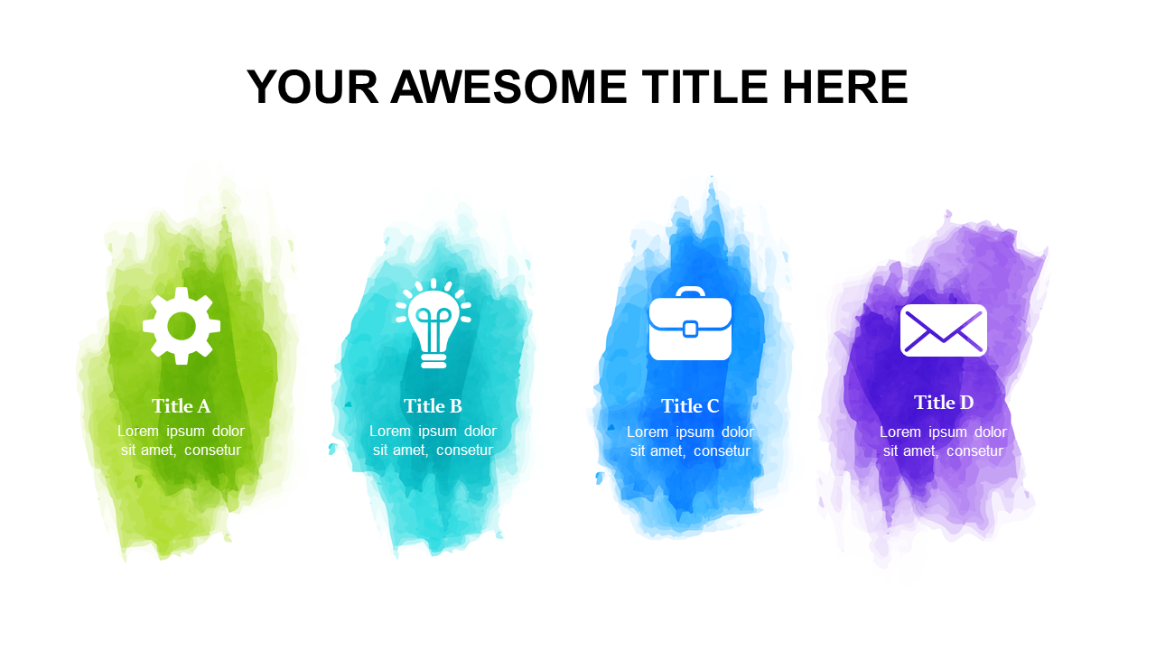 Engage Audiences with Colorful Splash Icons