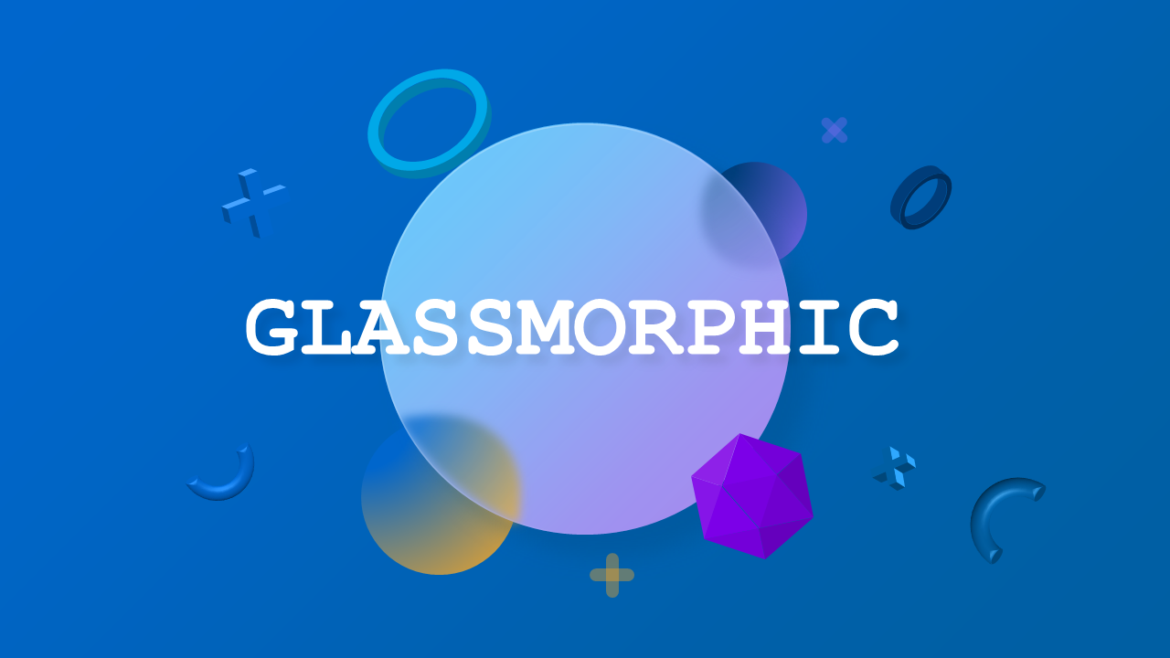 Modern Glassmorphic Web Presentation – Ocean Blue