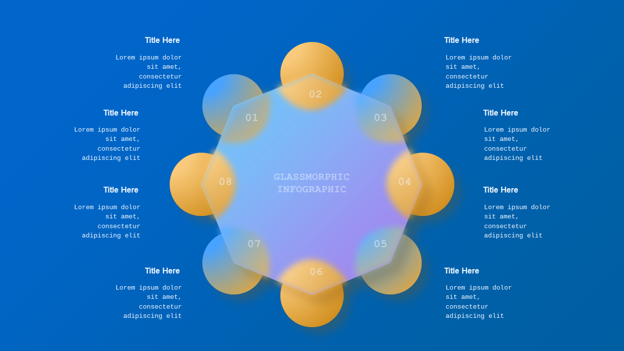 Modern Glassmorphic Web Presentation – Ocean Blue